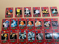 Pokemon Zukan Mini Card Carddass Bandai Japanese 41 Set Vintage Rare Pokedex - Image 2