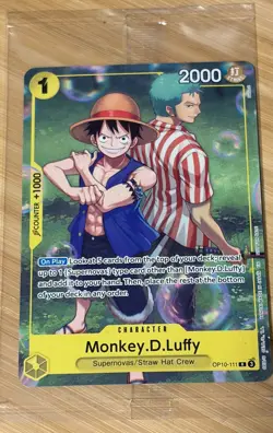 Monkey.D.Luffy One Piece Promotion Cards OP10-111 - Image 1