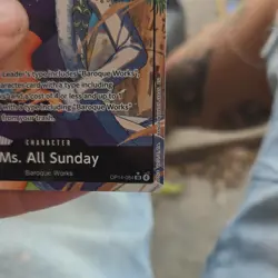 Bandai One Piece CCG Ms. All Sunday OP14-084 Super Rare Card 8000 Power - Image 5