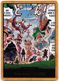 DON!! Card (Egghead) (Gold) The Azure Sea's Seven - Image 1