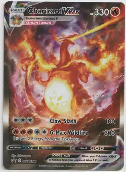 Pokemon TCG Charizard VMAX Sword & Shield SWSH261 Holo Black Star Promo NM - Image 1