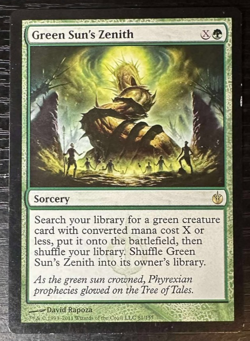 Green Sun's Zenith Mirrodin Besieged Regular - Image 1