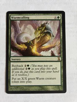Wurmcalling Time Spiral Regular X1 NM/LP Magic The Gathering MTG - Image 1