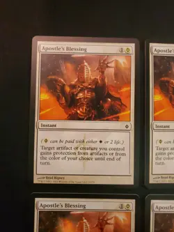 4x Apostle's Blessing New Phyrexia NM Magic The Gathering MTG Tcg X4 4 Playset - Image 2