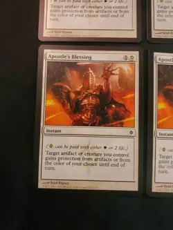 4x Apostle's Blessing New Phyrexia NM Magic The Gathering MTG Tcg X4 4 Playset - Image 4