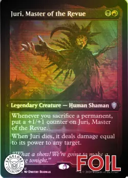 Juri, Master of the Revue (Foil Etched) - Commander Legends (602) - NM Foil - Image 1