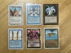 Lot of (6) Magic The Gathering Revised/IceAge/Chronicles Incl. Birds of Paradise - Image 1