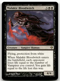 Malakir Bloodwitch #100 (LP) Zendikar ZEN Magic MTG - Image 1