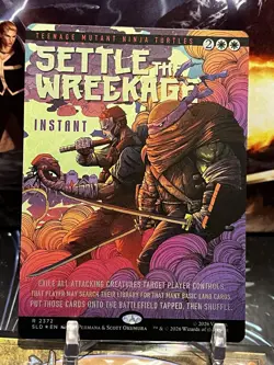 MTG | Settle the Wreckage [Secret Lair TMNT] ✨FOIL✨ - Image 1