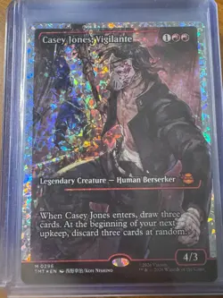 Casey Jones, Vigilante (0296) (Showcase) (Fracture Foil) TMNT - Image 1