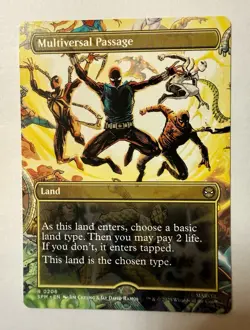 Multiversal Passage, R 0206, NM Borderless Regular, MTG Marvel's Spider-Man SPM - Image 1