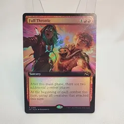 Full Throttle Extended Art Foil MTG DFT NM Near Mint Fast Shipping From Canada - Image 1