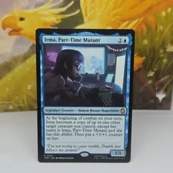Wizards of the Coast Irma, Part-Time Mutant Legendary Creature Rare Blue Regular - Image 1
