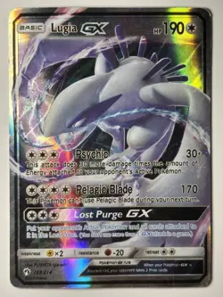 Lugia GX 159/214 - Pokemon Lost Thunder Sun & Moon - Ultra Rare Card - Image 1