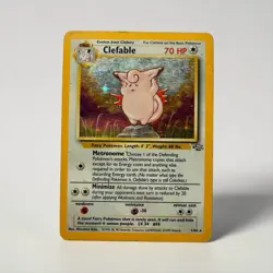 Clefable 1/64 Jungle Holo Pokemon Card 1999 WOTC Vintage LP/MP REF B4 - Image 1