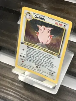 Pokemon 1st Edition Clefable 1/64 HOLO Jungle pokemon Set 1999 - Image 3