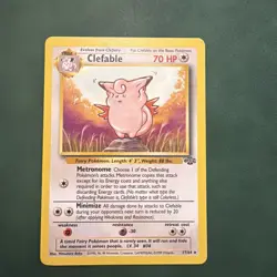 Jungle Clefable Non-Holo 17/64 - Pokemon TCG (1999) - Image 1