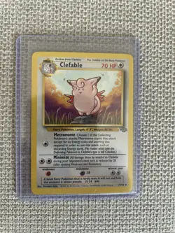 1999 WOTC Pokemon Clefable Non Holo Jungle Set - Image 1