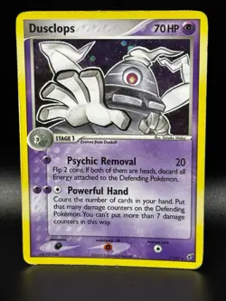 Dusclops 7/107 Holo Rare EX Deoxys TCG Pokemon Card - Image 1