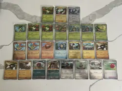 24 Pokemon TCG - Black Bolt Pokeball Masterball Pattern Lot NM Victini - Image 1