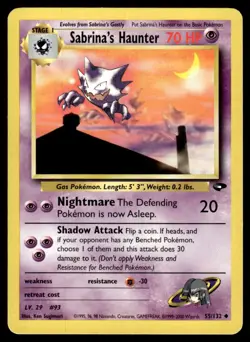 Sabrina’s Haunter #55 - Pokemon Gym Challenge LP - Image 1