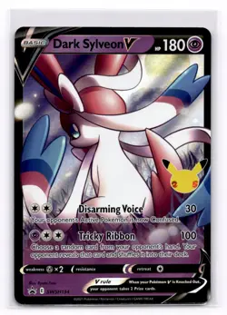Dark Sylveon V SWSH: Sword & Shield Promo Cards - Pokemon NM SWSH134 - Image 1
