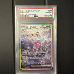 Espeon ex 211/187 Sv8a: Terastal Fest Ex Holo (Japanese) Pokemon PSA 10 - Image 1