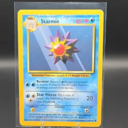 Pokemon TCG Starmie 64/102 Base Set Stage 1 60HP Uncommon Regular - Image 1