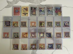 Artbox Series Pokemon Stickers Vintage Lot Charizard Gengar Meiji Carddass PSA - Image 1
