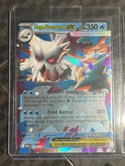 2025 Pokemon Mega Evolution Abomasnow ex Double Rare #036/132 NM - Image 1