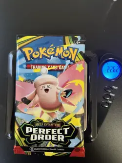 HEAVY 22.62 Pokemon TCG Perfect Order Booster Factory Sealed Maybe God PackU - Image 1