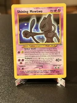 Pokemon Shining Mewtwo Neo Destiny Secret Rare Holo 109/105 English - Image 1