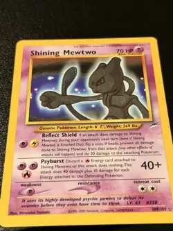 Pokemon Shining Mewtwo Neo Destiny Secret Rare Holo 109/105 English - Image 3