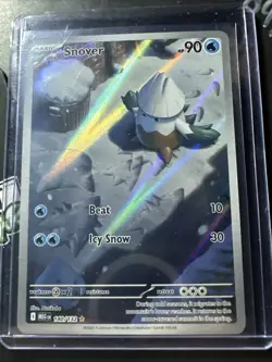 Snover 140/132 Illustration Rare, Mega Evolution, Full Art Holo, Pokemon TCG, NM - Image 1