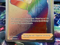 Sidney 279/264 Fusion Strike Secret Rainbow Rare pokemon TCG NM - Image 3
