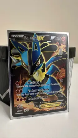 Lucario EX (107 Full Art) 107/111 XY Furious Fists Pokemon TCG - Image 1