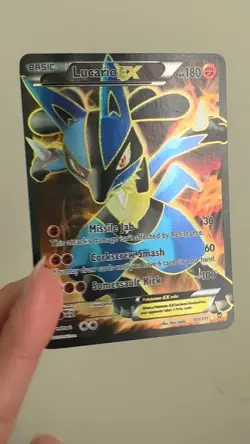 Lucario EX (107 Full Art) 107/111 XY Furious Fists Pokemon TCG - Image 2