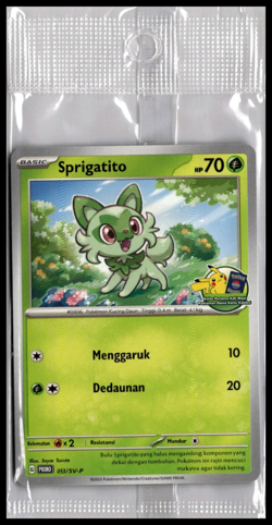 SEALED Sprigatito 053/SV-P | Pokemon First Partner Promo Indonesian [US Seller] - Image 1