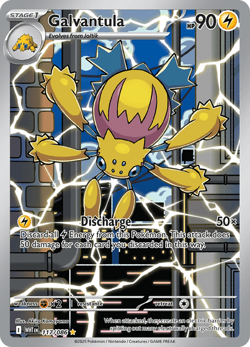 Pokemon Galvantula 117/086 Illustration Rare Scarlet & Violet White Flare NM/M - Image 1