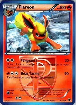 Pokemon | Plasma Freeze | Flareon (Team Plasma) | 12/116 | Normal | LP - Image 1