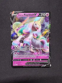 GALARIAN RAPIDASH V ( SWSD SWSH111 ) HOLO - Pokemon - HAYASHIRO NM/M - Image 1