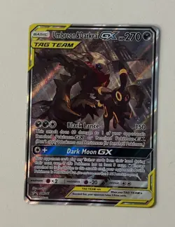 Pokemon TCG Sun & Moon Promo Umbreon & Darkrai GX SM241 TAG TEAM NM - Image 1
