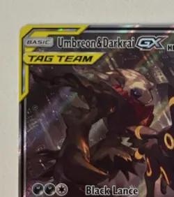 Pokemon TCG Sun & Moon Promo Umbreon & Darkrai GX SM241 TAG TEAM NM - Image 2