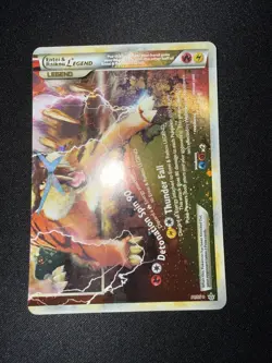 2010 Pokemon Unleashed Entei & Raikou LEGEND Set: 90/95 & 91/95 Top & Bottom Lp - Image 3
