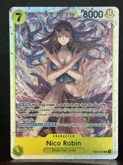Nico Robin EB03-055 One Piece Extra Booster Heroines Edition SR (MINT) - Image 1