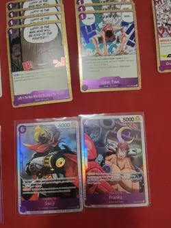 One Piece TCG Custom Purple Monkey.D.Luffy Deck Ready to Play Straw Hat Crew - Image 2