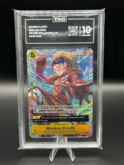 One Piece Monkey.D.Luffy THE BEST VOL. 2 OP07-109 Super Rare TAG 10 - Image 1