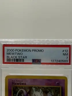 Pokemon 2000 Mewtwo 12/53 Wotc Promo Regular Promo PSA 7 - Image 3