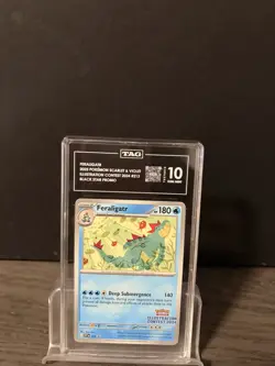 Pokemon Feraligatr Promo 213 Scarlet & Violet Illustration Contest TAG 10 - Image 1