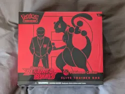 Sealed Pokemon Destined Rivals Pokemon Center Exclusive ETB Elite Trainer Box - Image 1